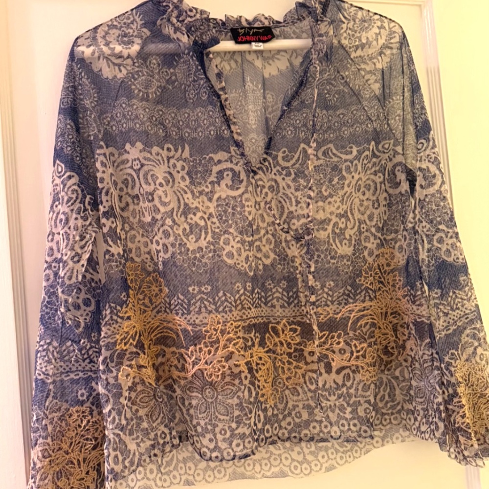 Johnny Was MAZZY PEASANT BLOUSE